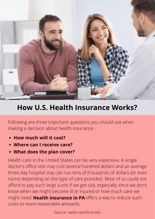 How U.S. Health Insurance Works