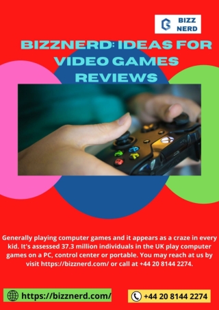 BIZZNERD-Ideas-for-Video-Games-Reviews-bizznerd.com_