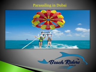 Parasailing in Dubai