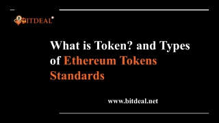 What is Token_ and Types of Ethereum Tokens Standards