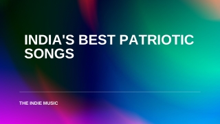 BEST PATRIOTIC SONGS