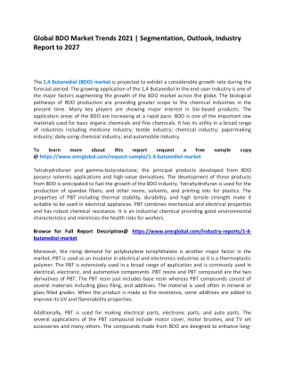 Global BDO Market Trends 2021