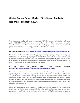Global Rotary Pump Market