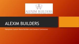 Southampton General Contractors