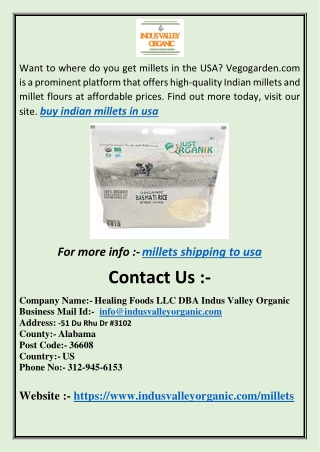 buy indian millets in usa df