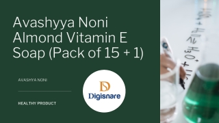 Avashyya Noni Almond Vitamin E Soap (Pack of 15   1)