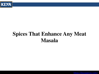 Spices That Enhance Any Meat Masala