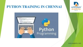 PYTHON TRAINING IN CHENNAI