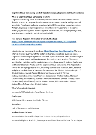 Cognitive Cloud Computing Market