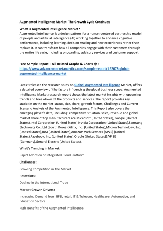 Augmented Intelligence Market