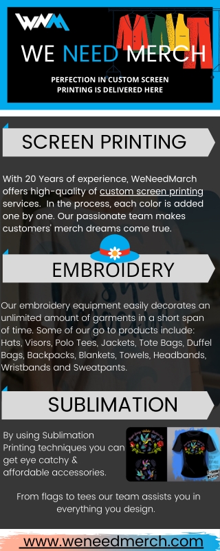 Best Quality of Merch Custom Printing Services in Bay Area | CA