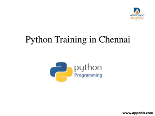 Python Training in Chennai