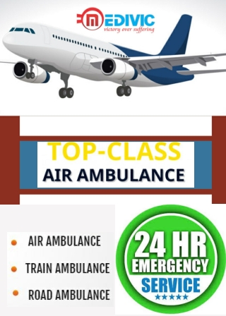 Pick the Highly Modern Charter Air Ambulance Service in Mumbai by Medivic