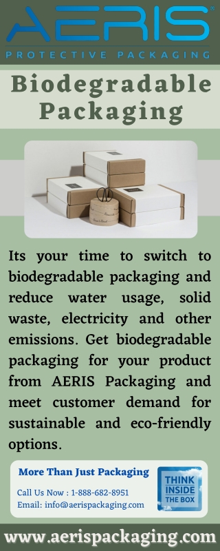 Biodegradable Packaging