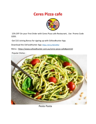 Ceres Pozza Cafe