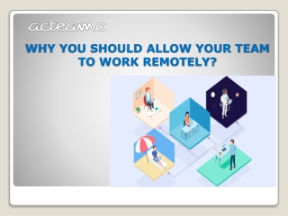 Remote work