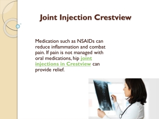 Joint Injection Crestview