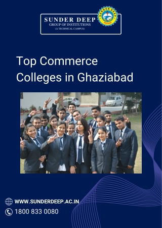 BCA College in Ghaziabad| Best BCom Colleges in Ghaziabad | SDGI