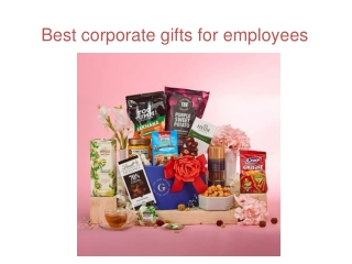 Best corporate gifts for employees