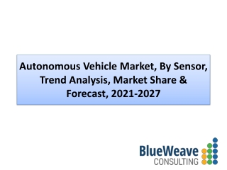 Autonomous Vehicle Market Industry Trends Analysis