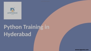 Python Training in hyderabad