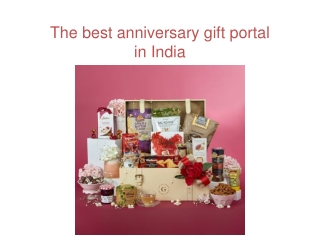 The best anniversary gift portal in India