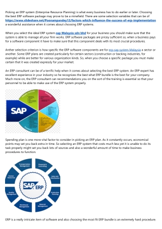 How You Can Select The Best ERP System For Your Company