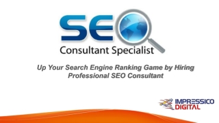 Up Your Search Engine Ranking Game by Hiring Professional SEO Consultant