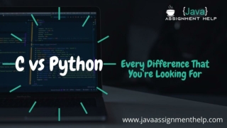 C vs Python