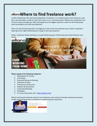 Where to find freelance work?