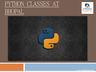 PYTHON Certification Training BHOPAL