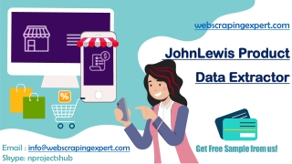 JohnLewis Product Data Extractor