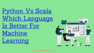 Python Vs Scala Which Language is Better For Machine Learning Python VS Scala wh