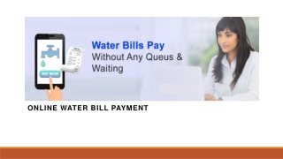 online water bill payment