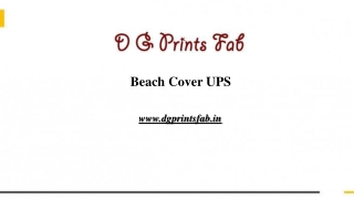 Get Beach Cover UPS Online at Best Prices