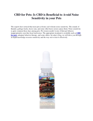 CBD For Pets-converted