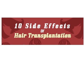 Side Effects of Hair Transplantation