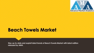 Beach Towels Market: The Latest Trends