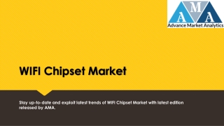 WIFI Chipset Market Latest Wrap: Now Even More Attractive