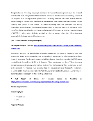 Video Streaming Market