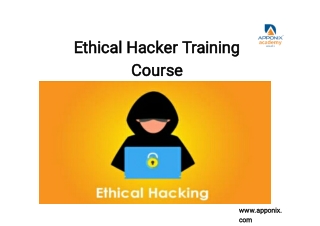 Ethical Hacking certification training course