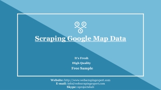 Scraping Google Map Data