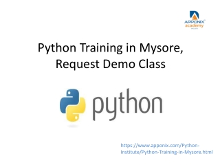 python Training in Mysore