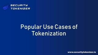Popular Use Cases of Tokenization