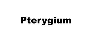 Pterygium