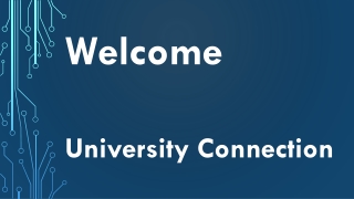 Personalize Your Career Plan with University Connection