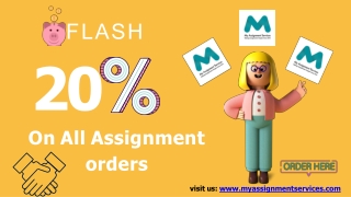Quick deal: flash sale 20 % off on Assignment