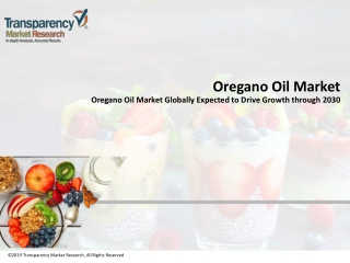 10.Oregano Oil Market