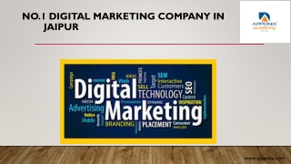 No1 digital marketing jaipur