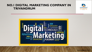 No1 digital marketing Trivandrum